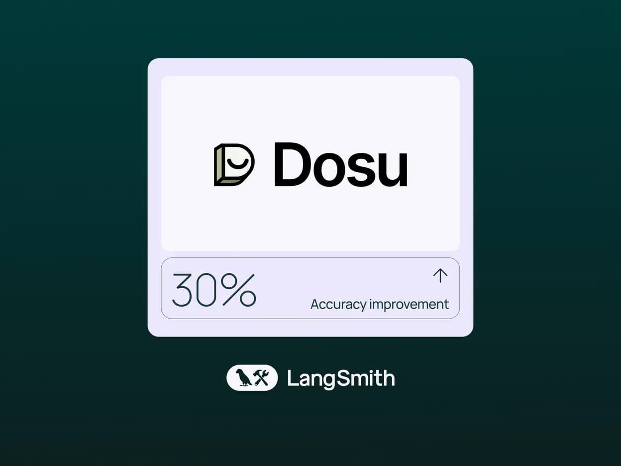 How Dosu Used LangSmith to Achieve a 30% Accuracy Improvement with No Prompt Engineering
