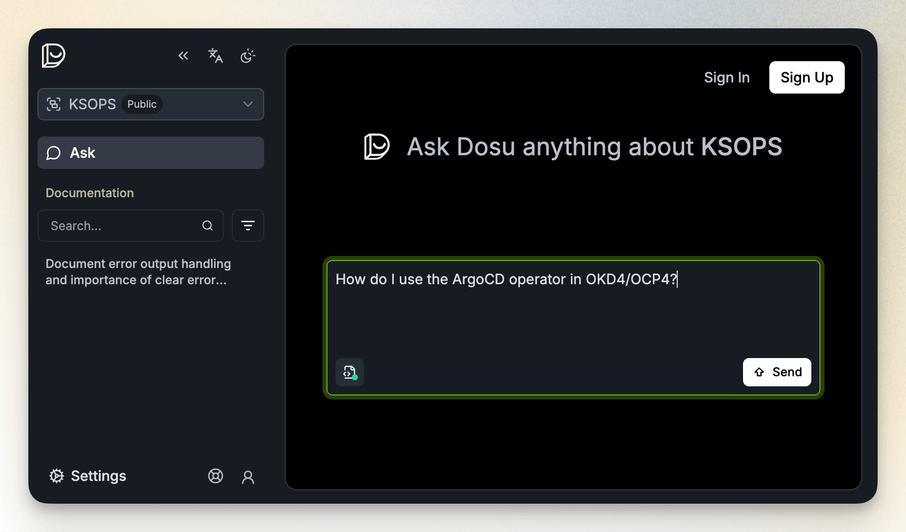 Public Spaces in action