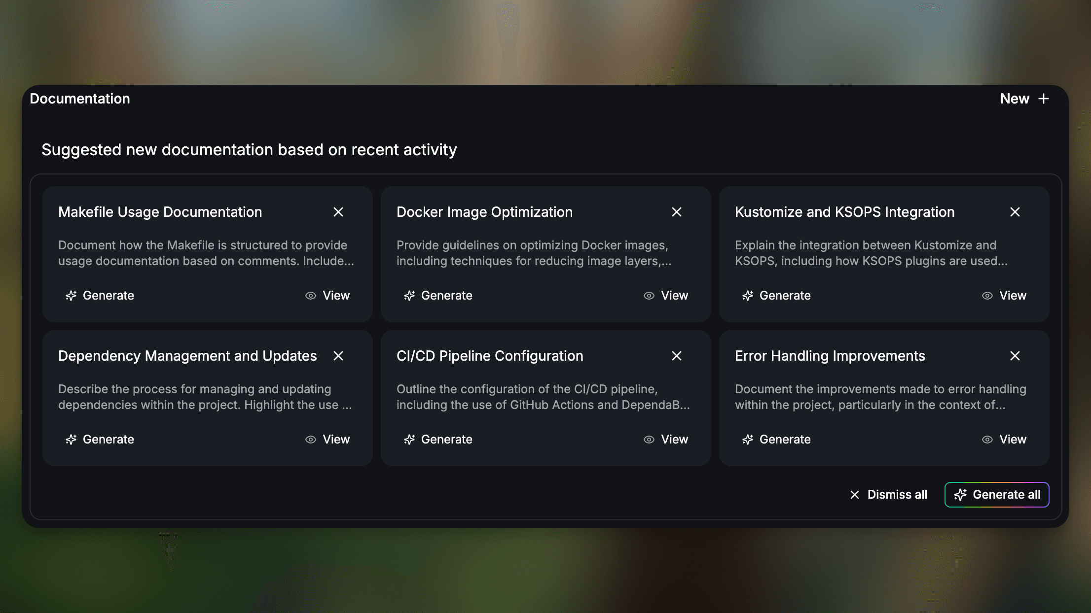 Suggested Docs in action